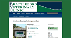 Desktop Screenshot of brattleborovet.com